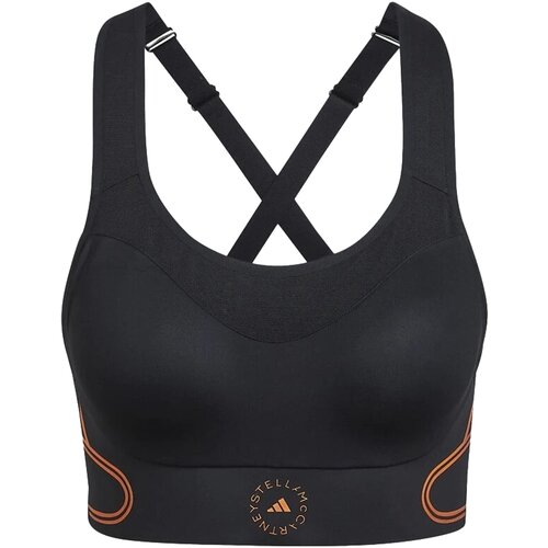 Топ adidas by Stella McCartney Truepace High Support Sports Bra, размер S INT, черный