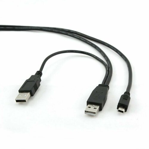 Кабель 2X USB M + 1 USB F + 1 MINI USB M