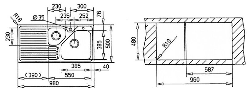 Кухонная мойка TEKA Trion 60 B-CN - фотография № 4