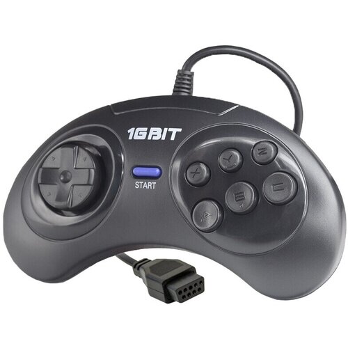 Джойстик Sega Classic Черный (Black) игровой джойстик palmexx sega для пк ноутбука smarttv usb2 0 проводной 1 8м