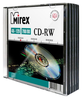 Диск CD-RW Mirex 4X-12X