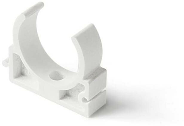 фото Клипса одинарная для PPR 16 мм, белая, Pro Aqua PA18006P lnd