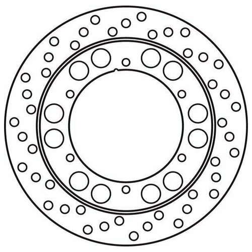 Тормозной диск GoldFREN 203-501F кросс YA05FI, MST233, FMD0163, FMD0175, MD2068, MD6116
