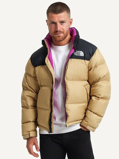 Пуховик The North Face, размер L (50-52), бежевый