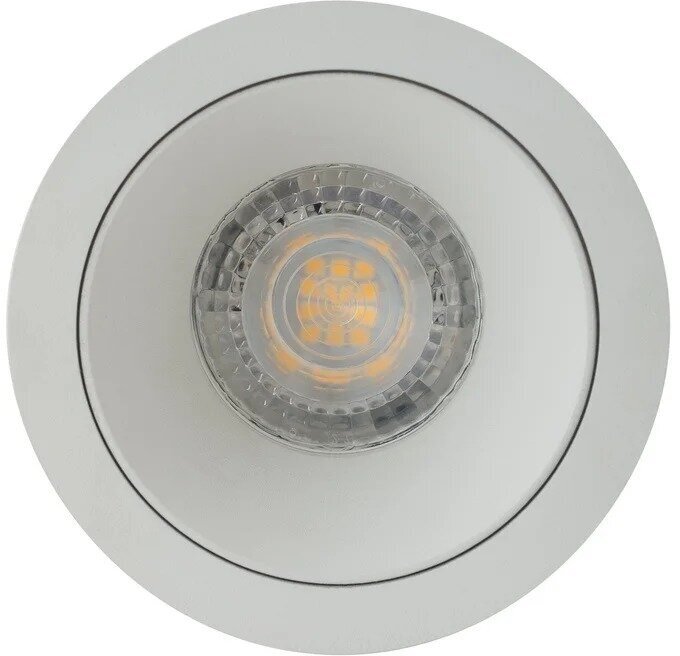 Встраиваемый светильник, IP 20, 50 Вт, GU10, белый, алюминий DENKIRS DK2026-WH
