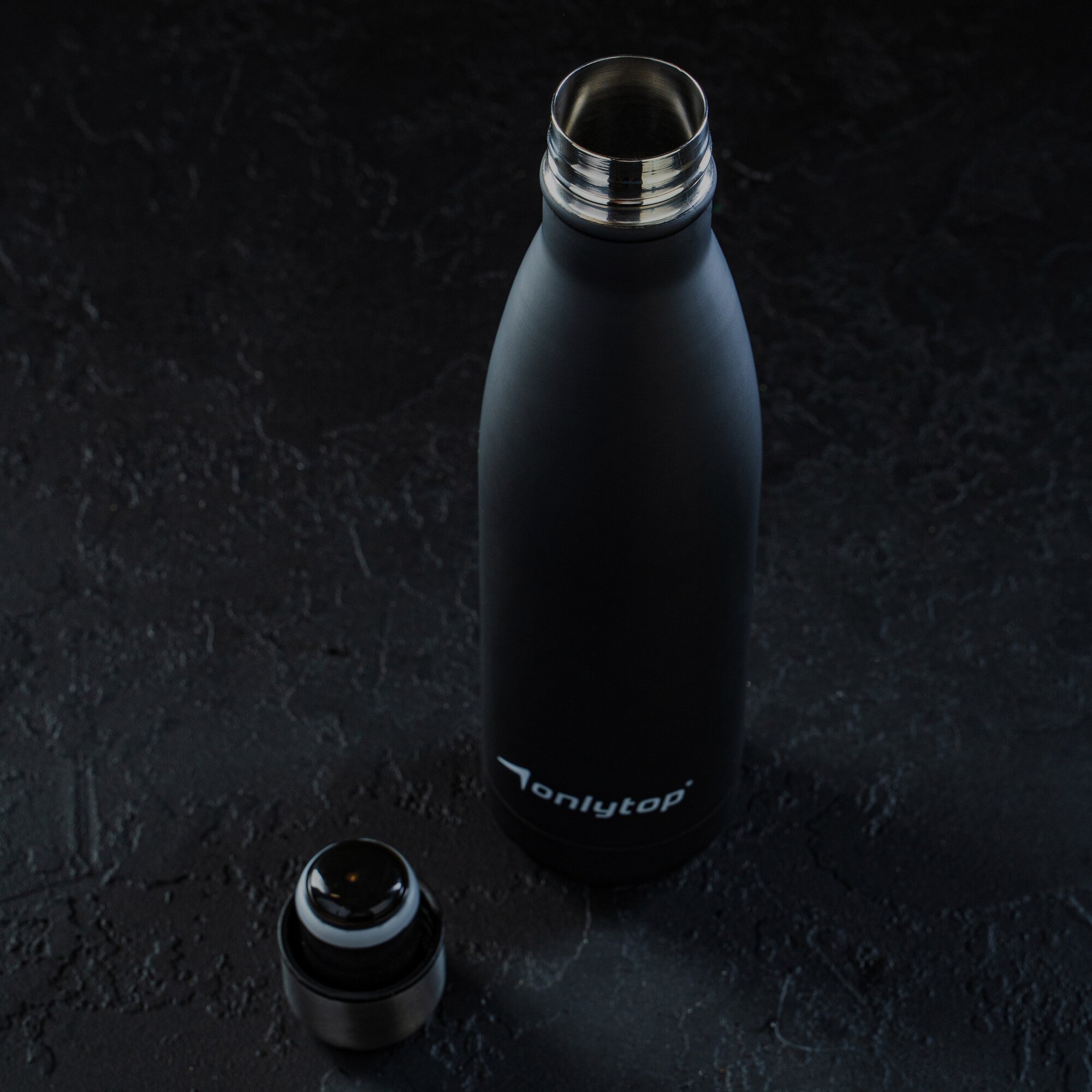 Термобутылка ONLYTOP, объем 500 мл, цвет черный - фотография № 8