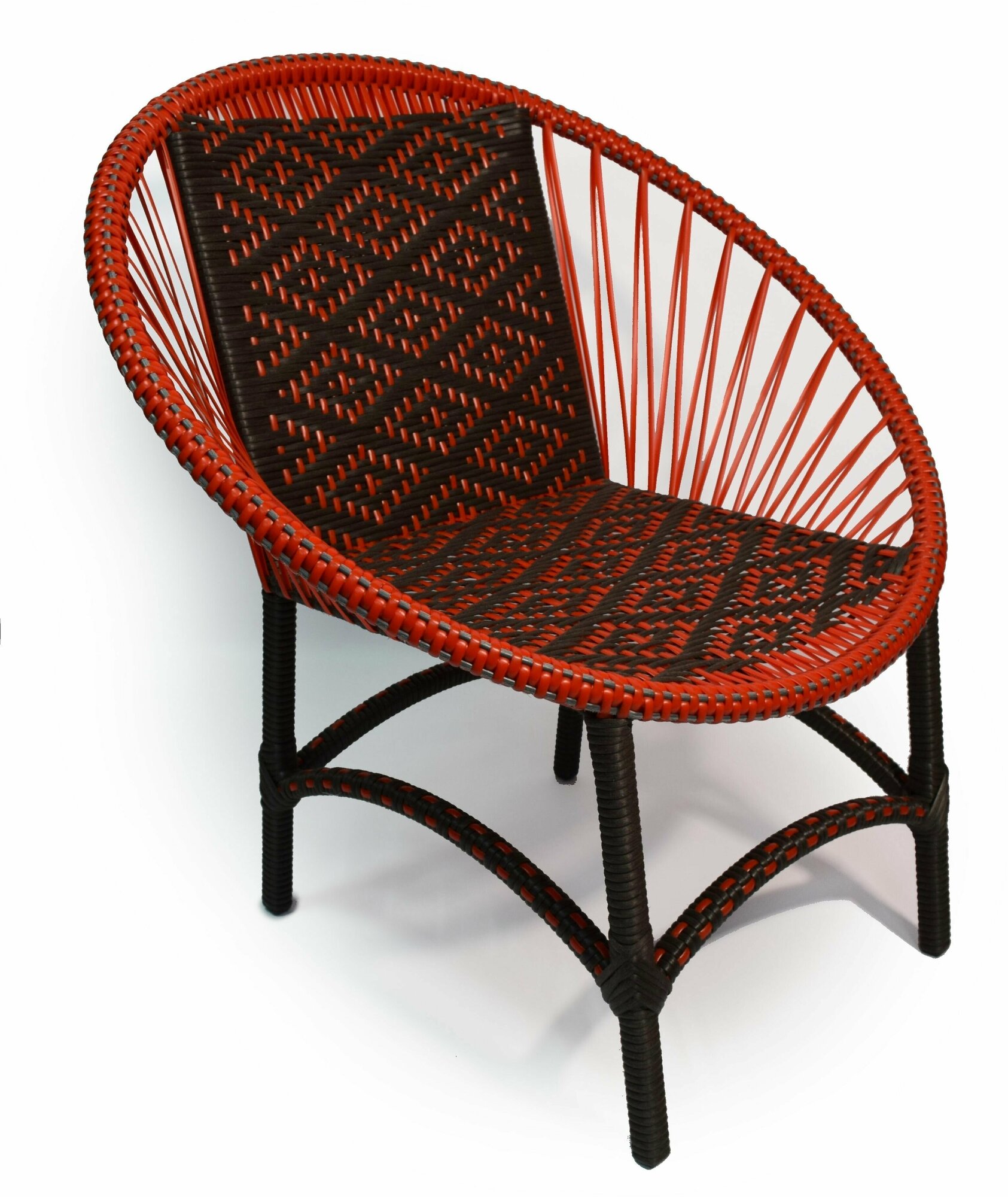 Плетеное кресло из искусственного ротанга Сфера - фотография № 3