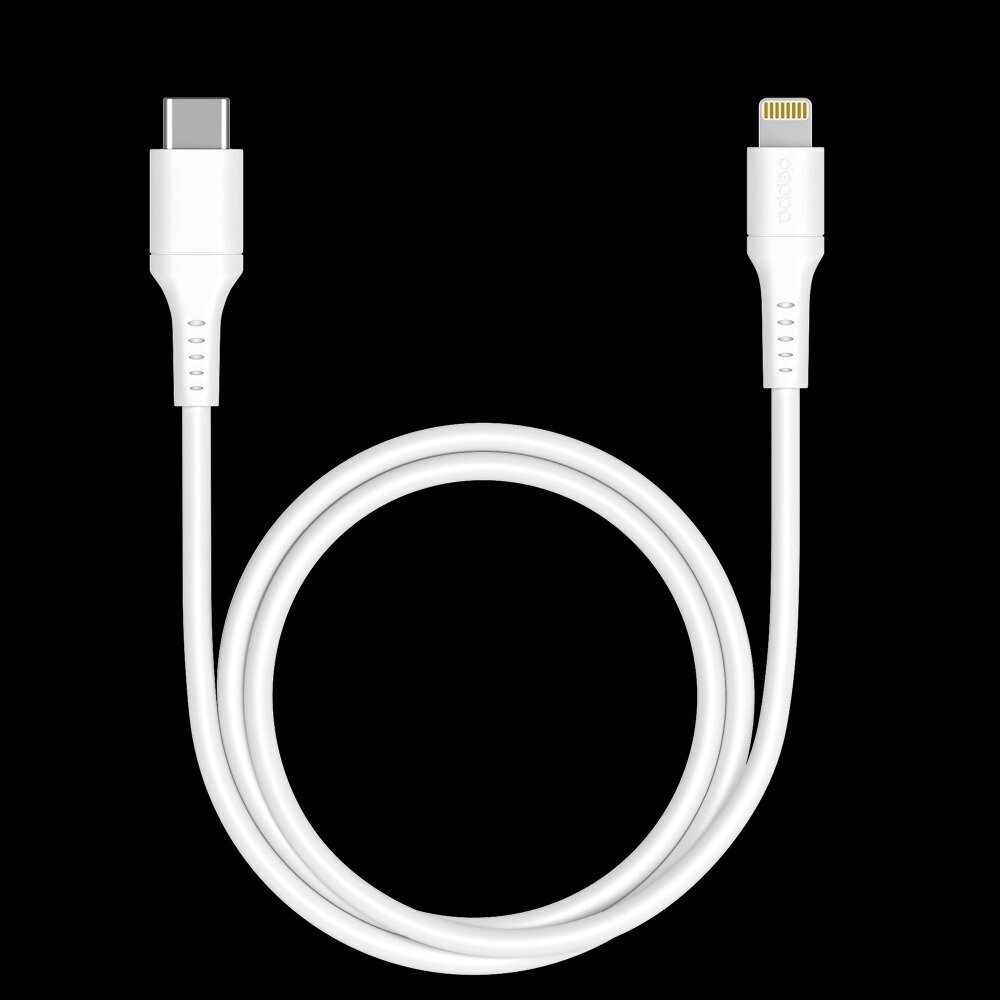 Кабель DEPPA USB Type-C (m), Lightning (m), 1.2м, MFI, белый [72231] - фото №7