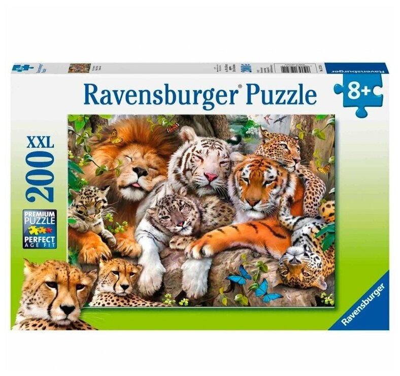 Ravensburger Пазл "Сон больших кошек" XXL 200 д. 12721