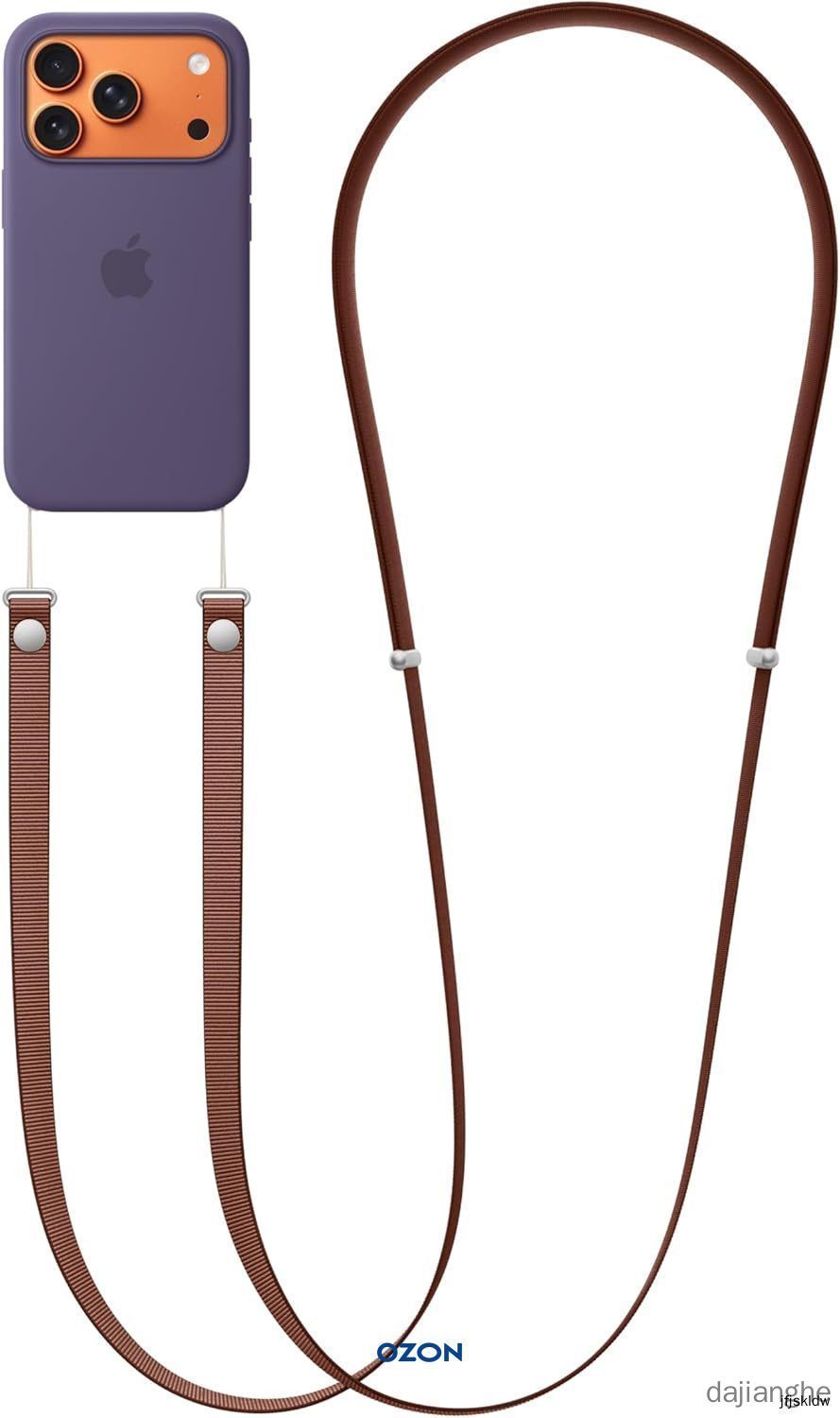 Ремень-браслет Apple Crossbody Strap для ношения iPhone через плечо совместим с чехлами Apple , В комплект поставки не входит чехол для мобильного телефона