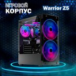 Игровой корпус для компьютера Prime Box Warrior Z5 + закаленное стекло - изображение