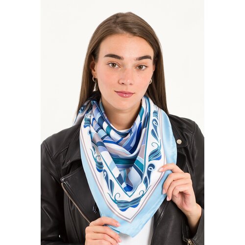 фото Платок lavantti,90х90 см, голубой