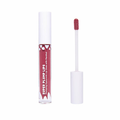 Гиалуроновый блеск-плампер для губ с ментолом SUPER PLUMP LIPS Plumping Hyaluronic Lip Gloss with Menthol № 301 Candy Rose 3,5 мл