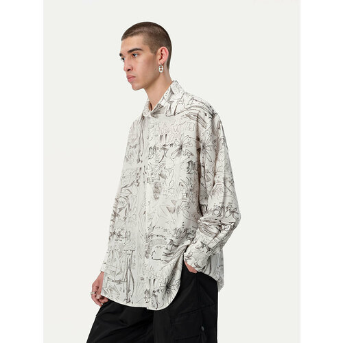 фото Рубашка pl storage, размер xs — s+, белый