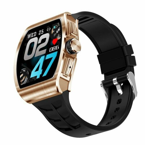 Умный фитнес-браслет Aspect C1 Смарт-часы для спорта С измерением давления и кислорода в крови С пульсометром С шагомером Золотистый чёрный 289000₽