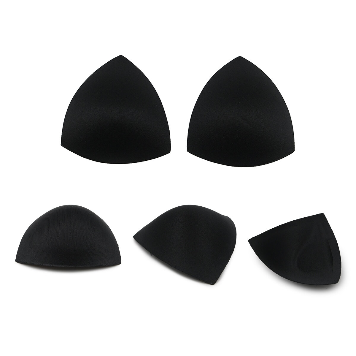 Чашечки корсетные Antynea, треугольные, без уступа, с наполнением и эффектом push-up, FC-72.18 (72.88,72.78), размер 65 (черный), 1 пара