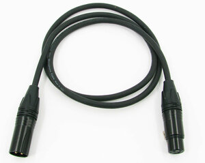 Аудио кабель XLR - XLR - 3 pin (C114) netaudio, длина 1 метр