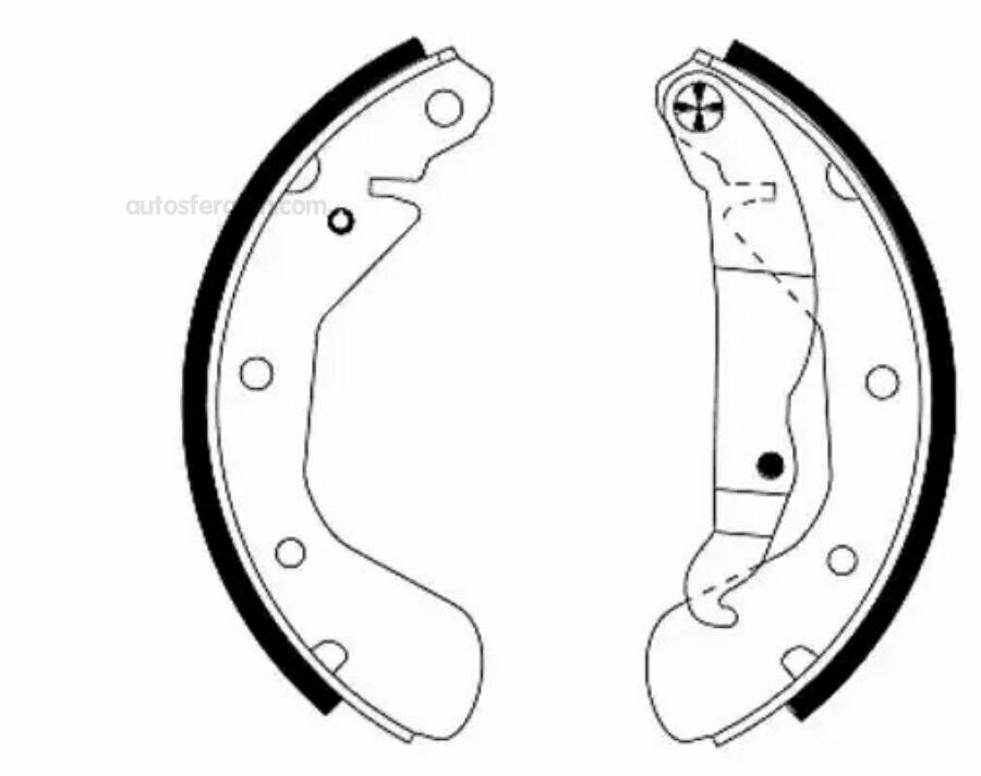 TEXTAR 91044900 Колодки тормозные барабанные задн CHEVROLET: NUBIRA седан 05-, NUBIRA универсал 05-, DAEWOO: ESPERO 91-99, LANOS 97-, LANOS седан 97-, NEXIA 95-97, NEXIA седан 95-97, NUBIRA