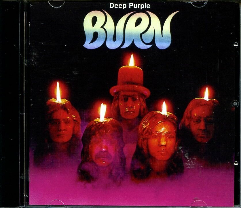 Музыкальный компакт диск DEEP PURPLE - Burn 1974 г (производство Россия)