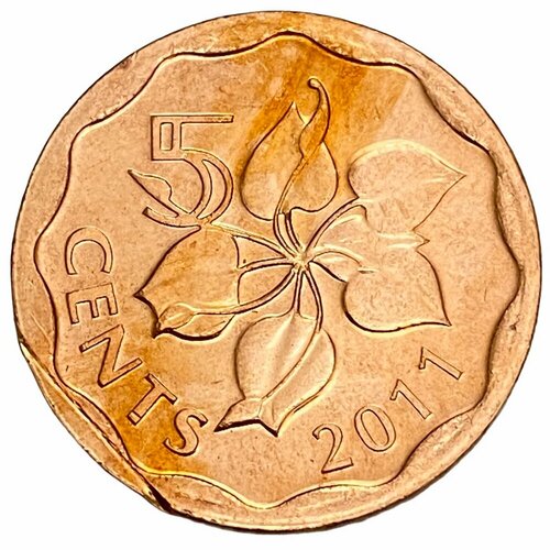 Свазиленд 5 центов 2011 г. (2)