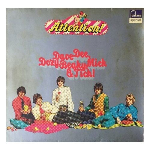 Старый винил, Fontana, DAVE DEE, DOZY, BEAKY, MICK & TICH - Attention! Dave Dee, Dozy, Beaky, Mick & Tich (LP , Used)