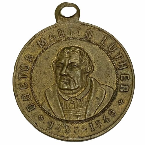 Германия (Саксония), медаль 400 лет со дня рождения Мартина Лютера 1885 г.