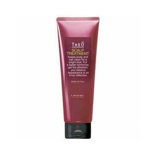 lebel cosmetics очиститель для кожи головы theo scalp flex 230 г 230 мл Lebel Cosmetics Theo Scalp Treatment - Крем-уход для кожи головы для мужчин 240 мл