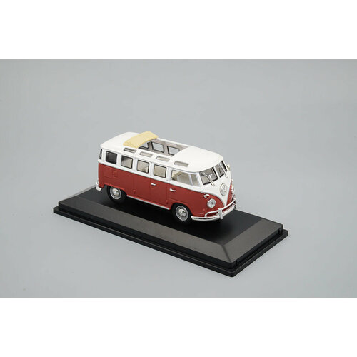 43208RLT 1962 Фольксваген микроавтобус (откр. крыша) Серия Премиум (красный)