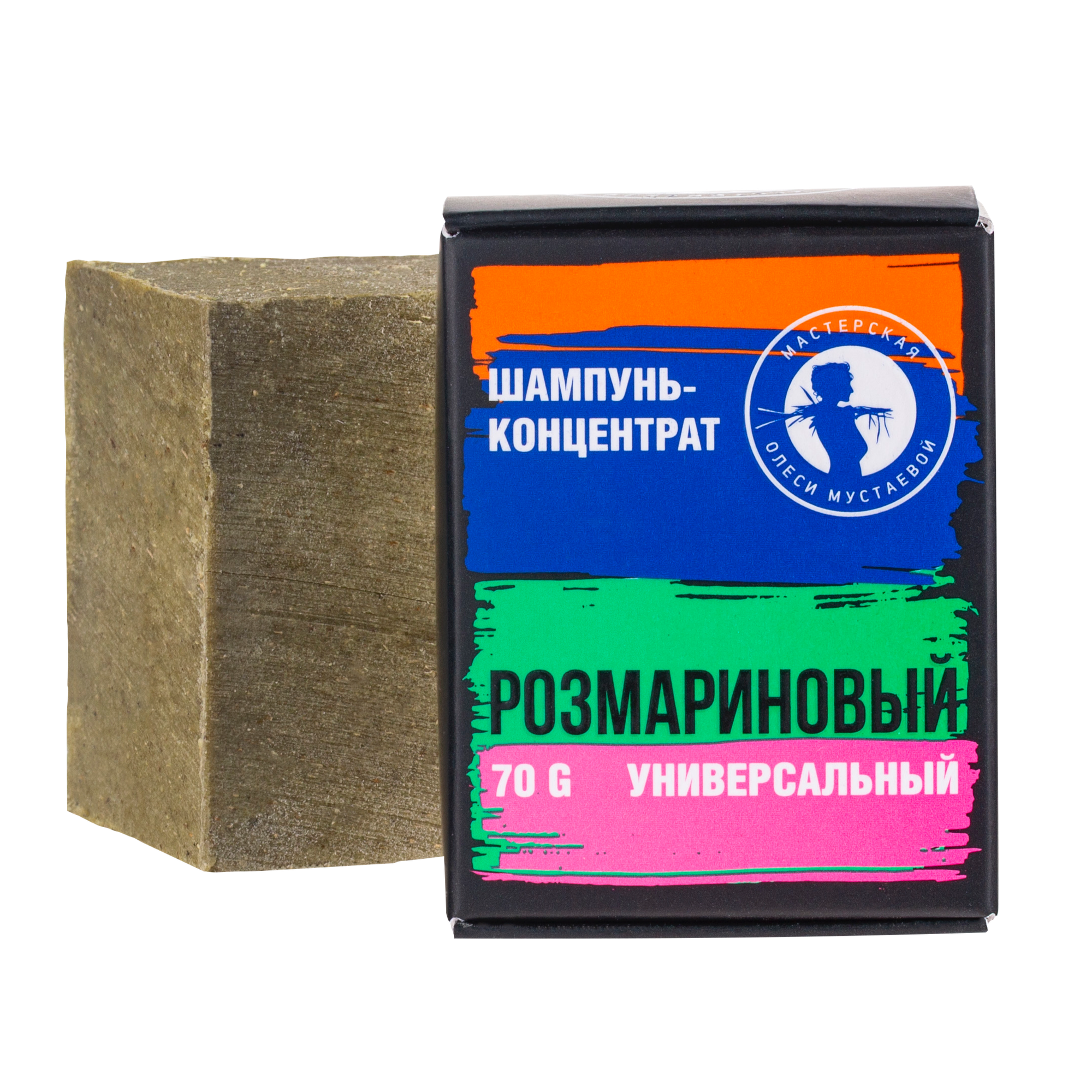 Розмариновый шампунь концентрат Мастерская Олеси Мустаевой питание и укрепление 70гр