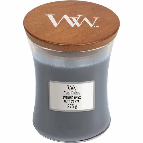 Woodwick/ Свеча средняя Вечерний оникс 275гр.