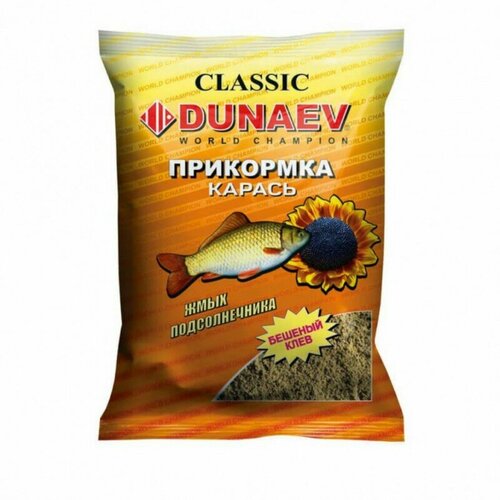 Прикормка DUNAEV- классика 0,9кг рыболовные прикормки хэтч жмых подсолнечника