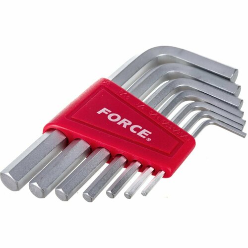 FORCE Набор шестигранников Г-образн 7пр дюйм 5072S 1401₽