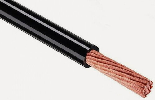 Изображение товара Провод пугвнг-ls (ПВ-3), 1х6мм2, 25 метров, Черный