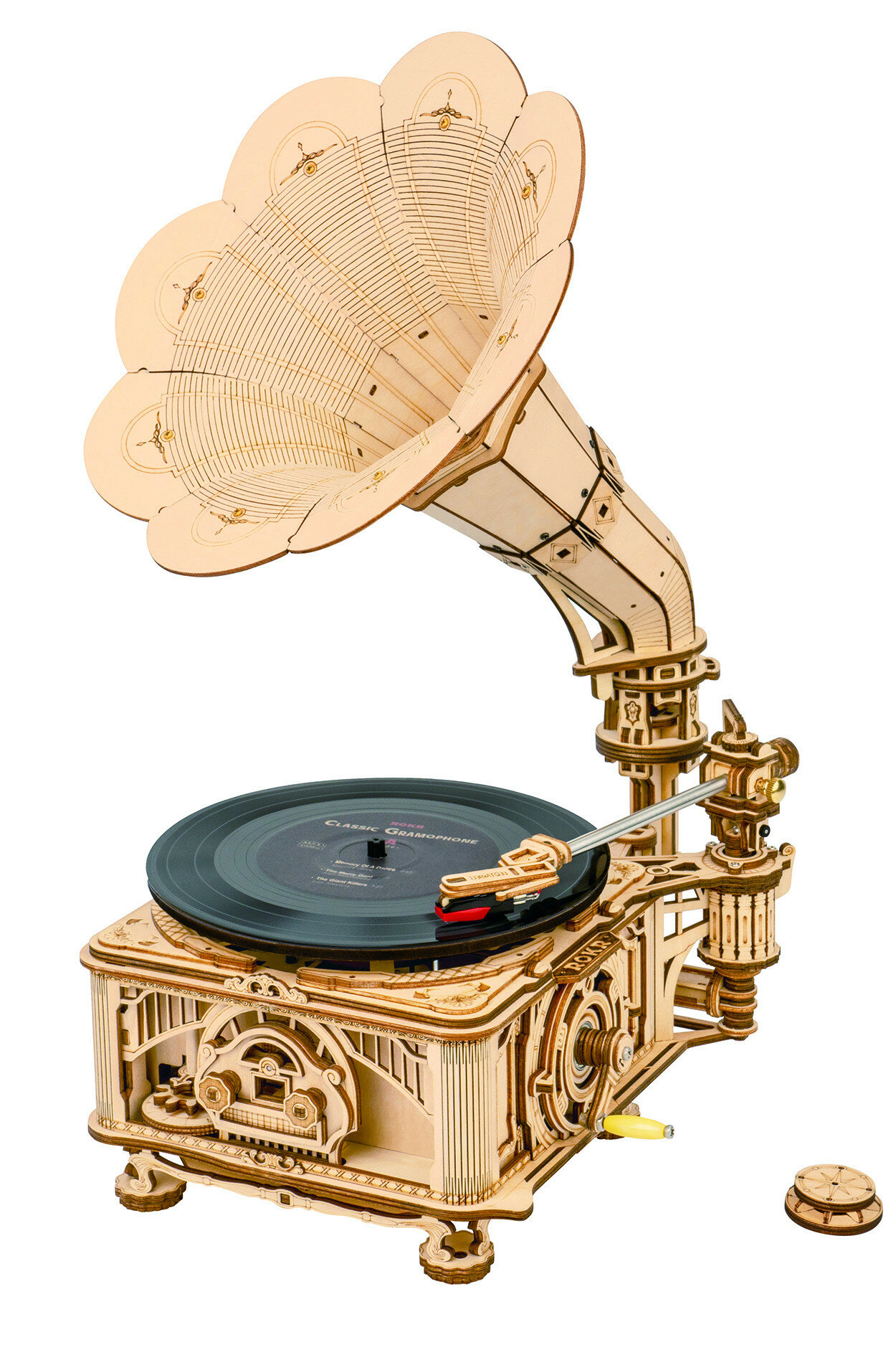 Механический музыкальный конструктор Robotime Классический граммофон Classic Gramophone