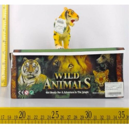 Набор фигурок Дикие животные в коробке 6шт 30х24х12см набор игрушек домашние и дикие животные 6шт на блистере