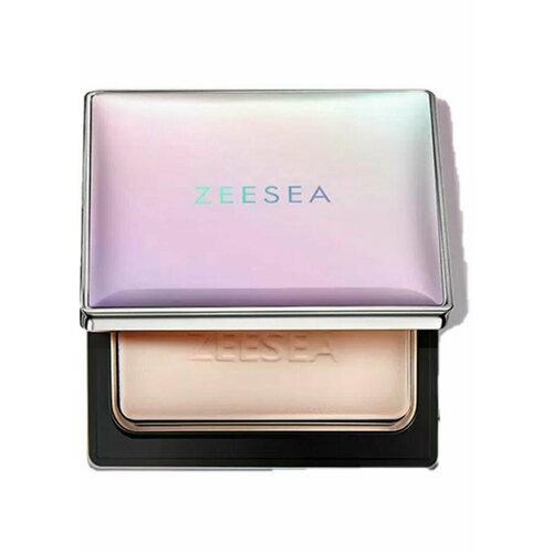 zeesea пудра компактная refreshing silky powder тон m00 light skin tone светлый 8 г Пудра компактная, Zeesea, Refreshing silky powder, тон BC02, телесный, 8 г