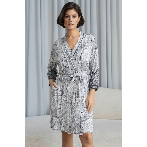 фото Халат mia-amore, размер 56/58, бежевый