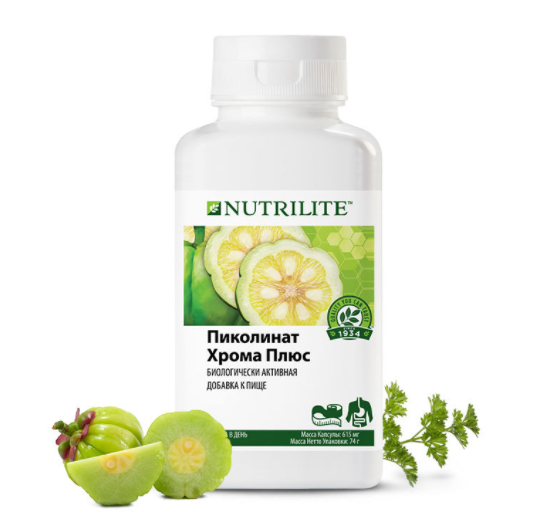 AMWAY NUTRILITE™ пиколинат хрома плюс, 120 капс. A8600RU