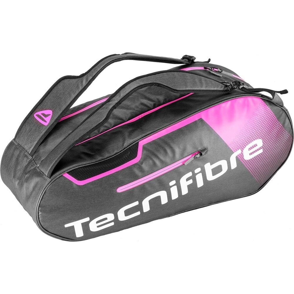 Теннисная сумка Tecnifibre Endurance (6 ракеток) Grey/Pink