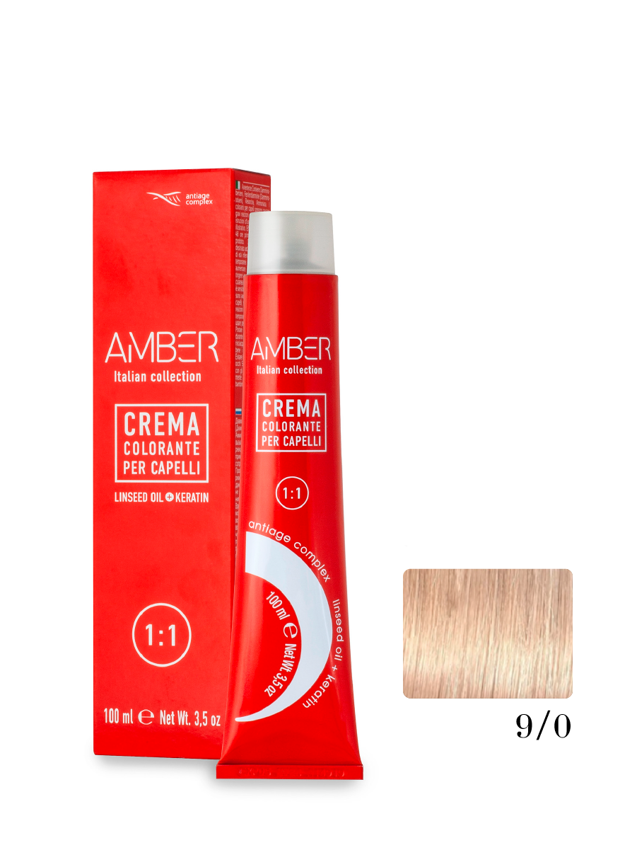 Крем-краска AMBER 9/0, 100 мл