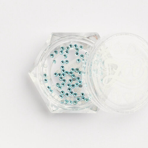 Изображение товара Стразы стеклянные Aquamarine SS3 Zoo Nail Art №1096 (1,3 мм) 100 шт