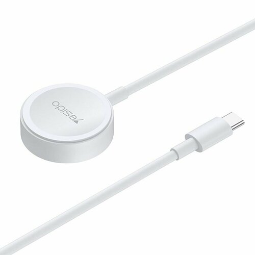 Магнитное зарядное устройство Type-C для Apple iWatch, белое беспроводная зарядка apple с магнитным креплением для apple watch белый