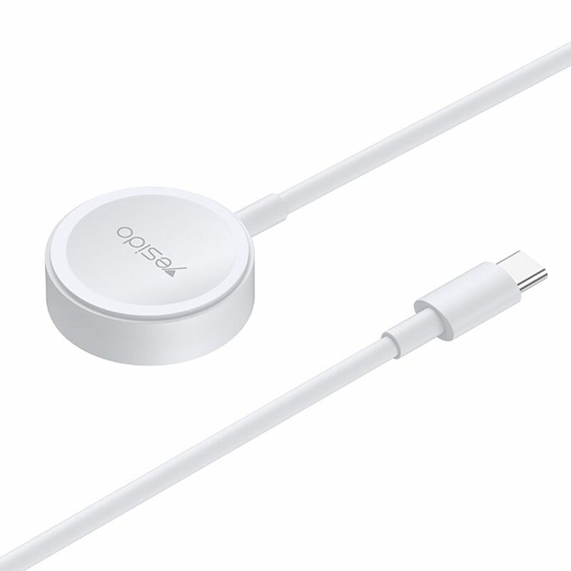 Магнитное зарядное устройство Type-C для Apple iWatch белое