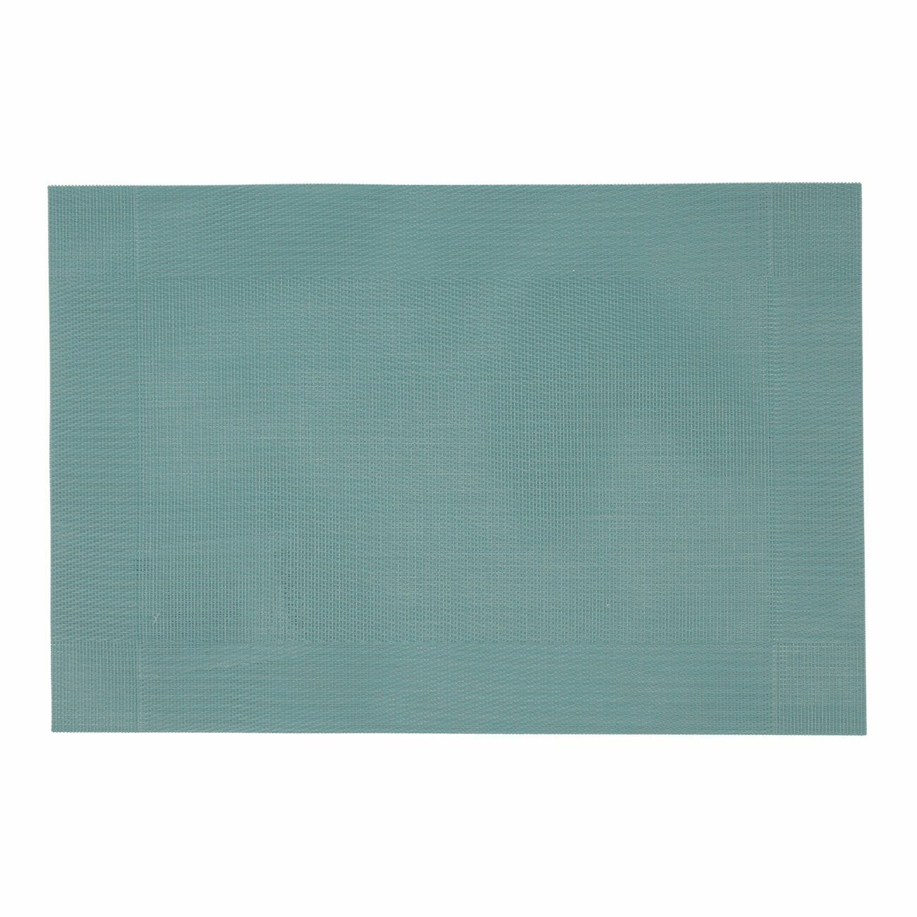 фото Салфетка под приборы, 30х45 см, ПВХ/полиэстер, прямоугольная, ментоловая, Mats
