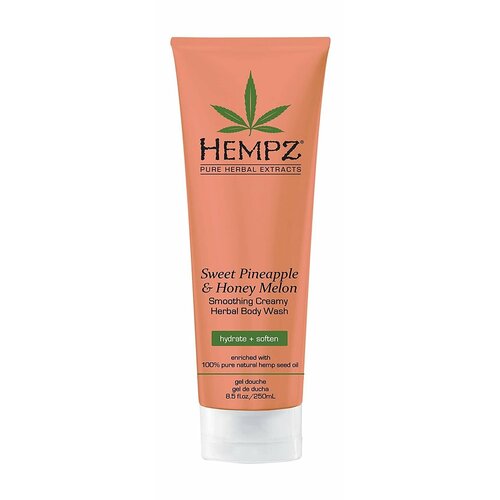 HEMPZ Sweet Pineapple & Honey Melon Herbal Body Wash Гель для душа Ананас и Медовая Дыня, 250 мл