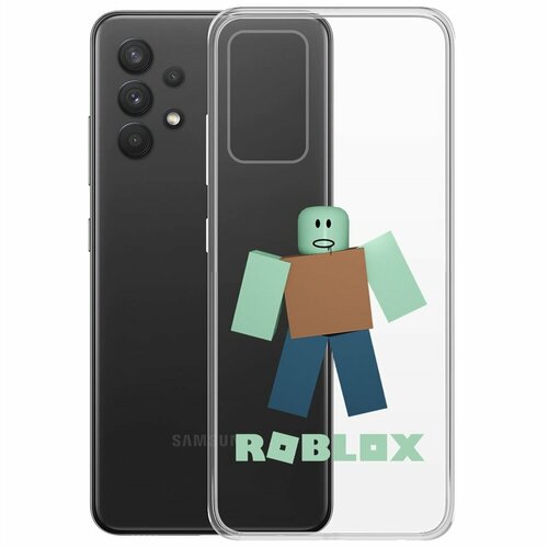 Чехол-накладка Krutoff Clear Case Roblox-Зомби для Samsung Galaxy A32 (A325) чехол накладка krutoff clear case roblox зомби для samsung galaxy a22s a226