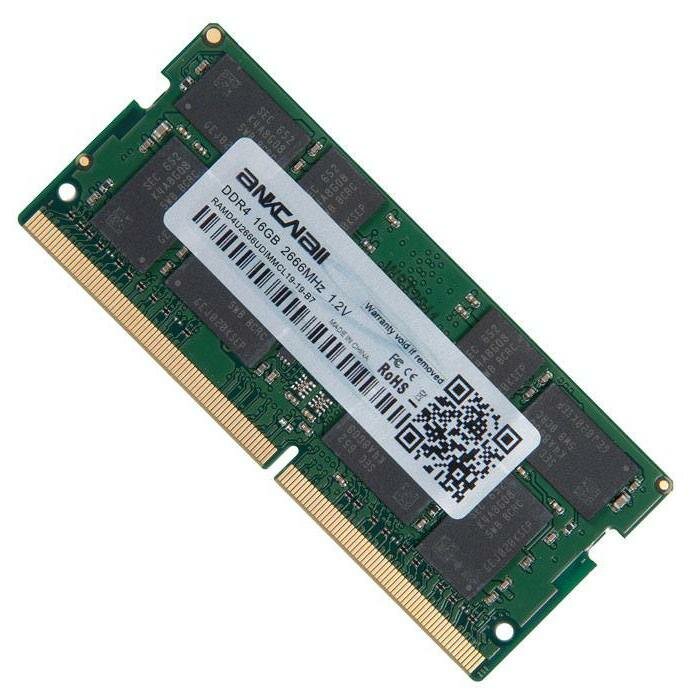 Модуль памяти Ankowall SODIMM DDR4 16GB 2666 MHz PC4-21300