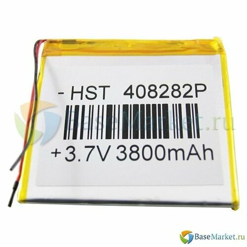 Аккумулятор универсальный 408282p 48282 mm 37v Li-Pol 3800 mAh 69000₽