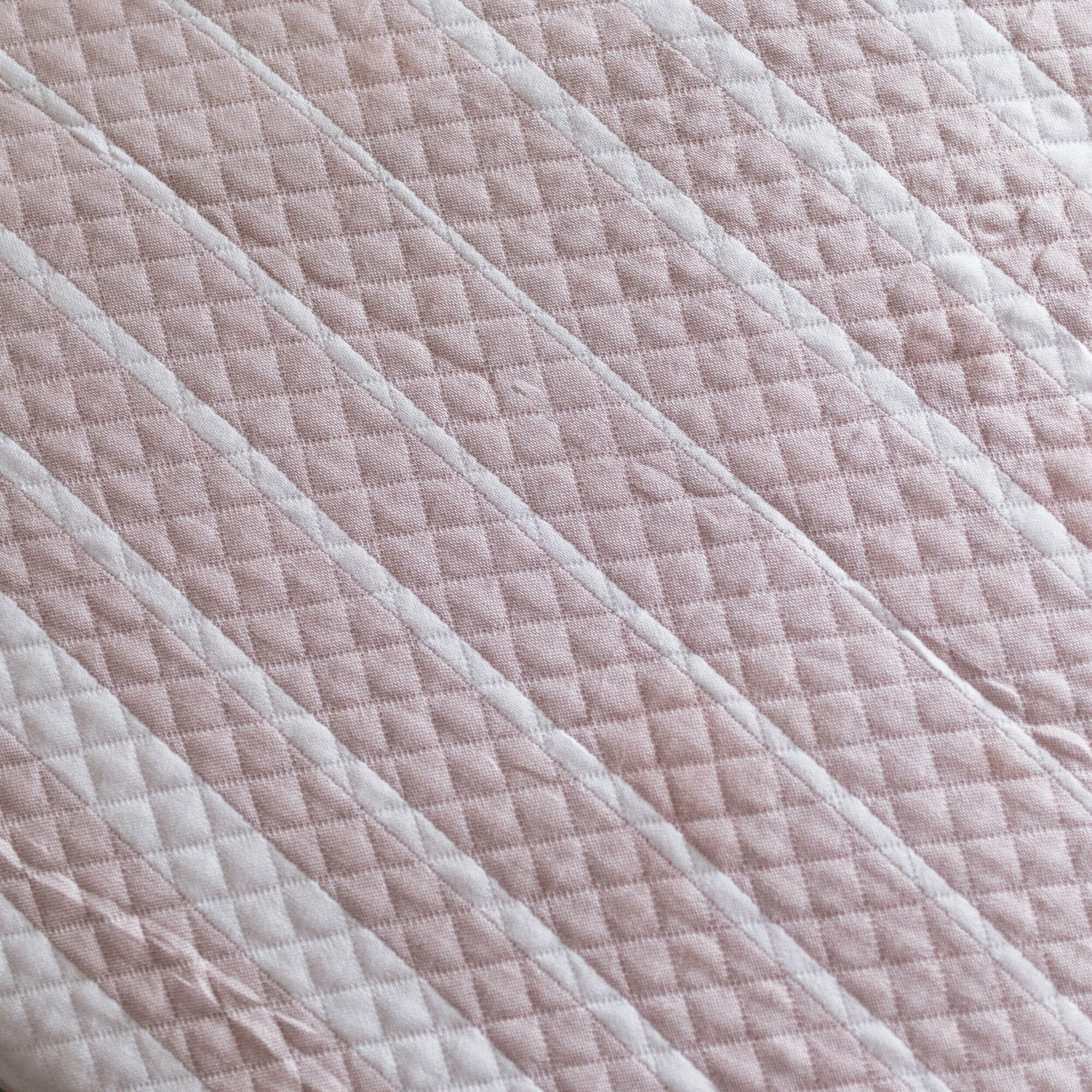 Покрывало ХБ 2200*2400 бело-розовая полоска - фотография № 4