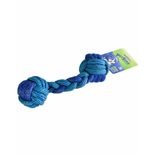 Игрушка для собак Гантель верёвочная, текстиль 6*25 см